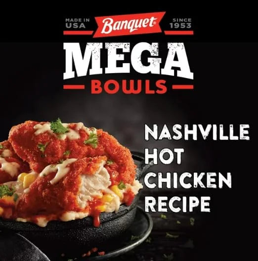 Nashville Hot Fried Chicken Frozen Meal, 13 oz, Pack of 8 E658