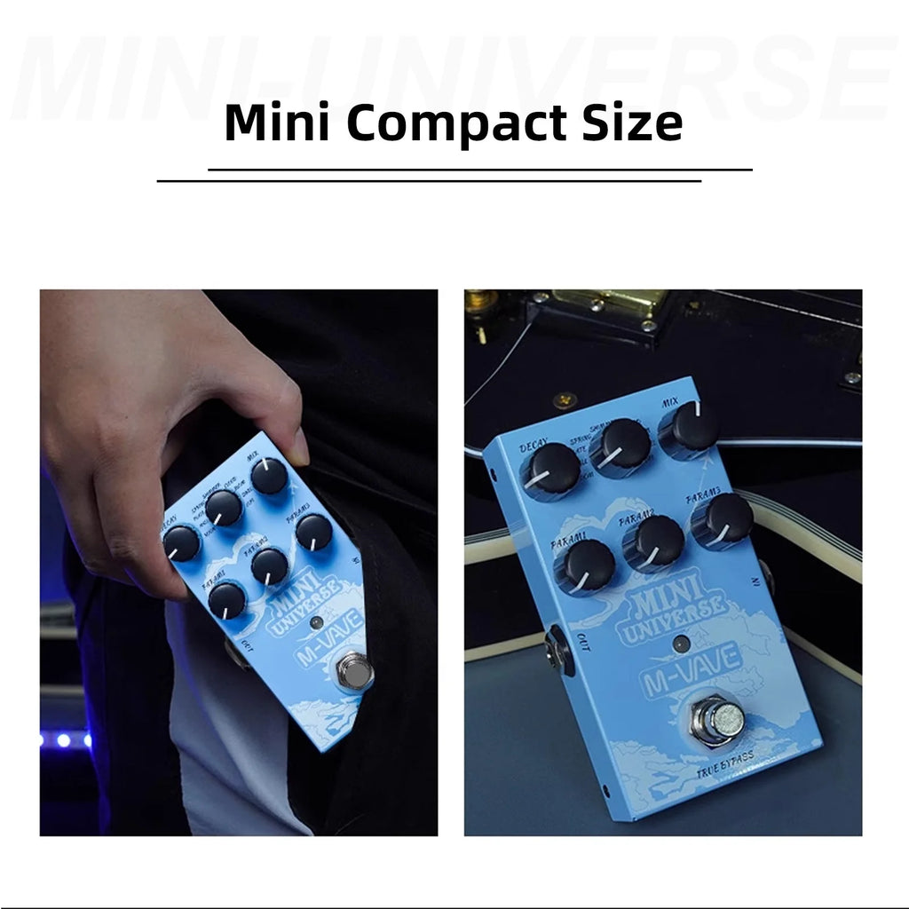 Guitar Effect Pedal 9 Mode Reverb for Guitar Bass M15601