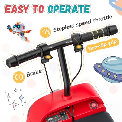 24V Kids Riding Toy, 180W Brushless Motor, Max 5Mph, Red E7327