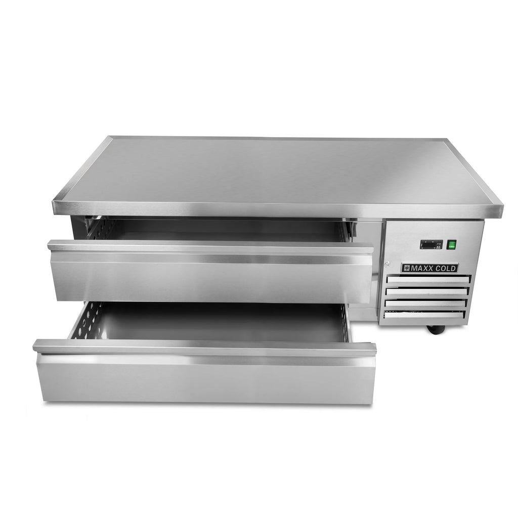 Two-Drawer Refrigerated Chef Base, 62"W, Stainless Steel M6885