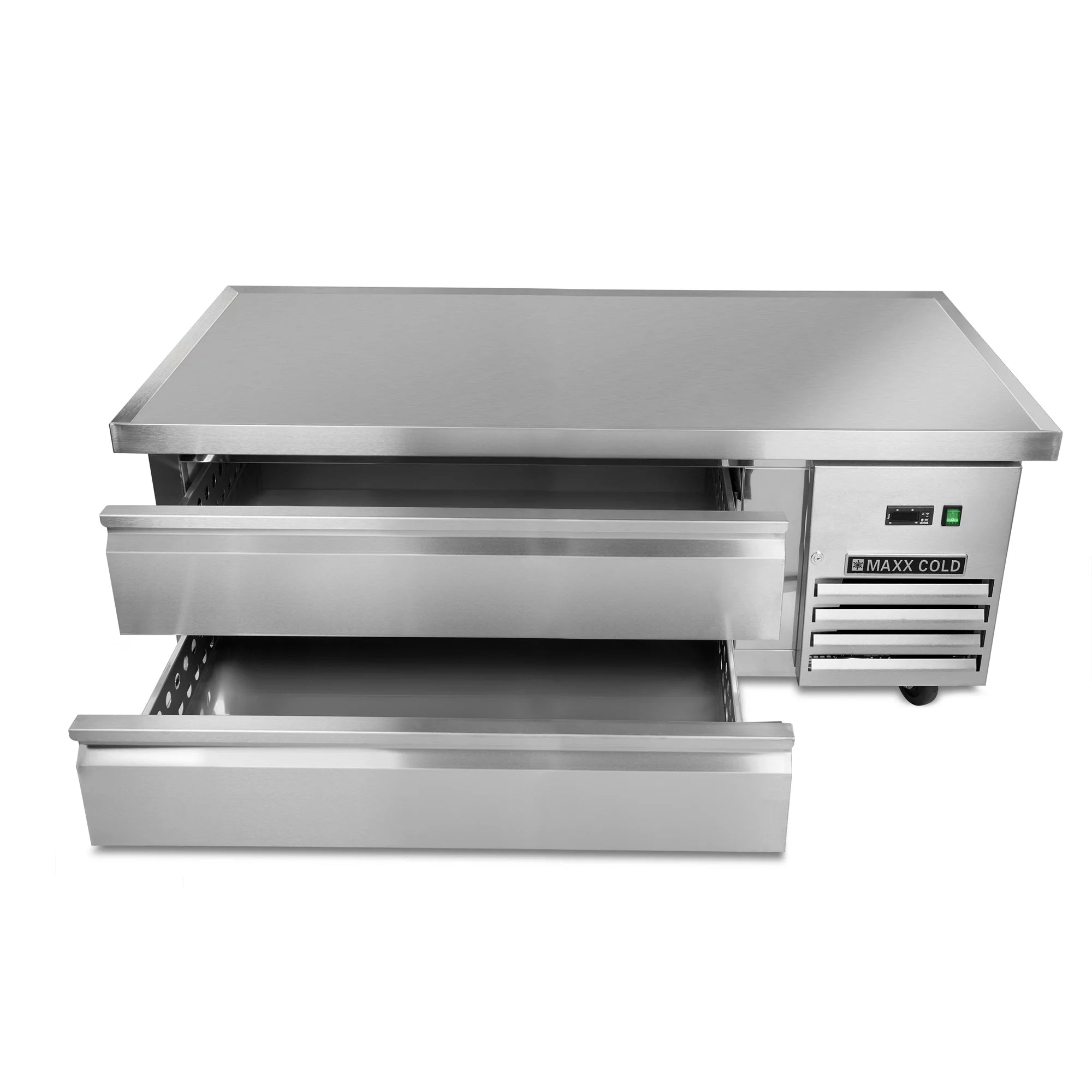 Two-Drawer Refrigerated Chef Base, 62"W, Stainless Steel M6885