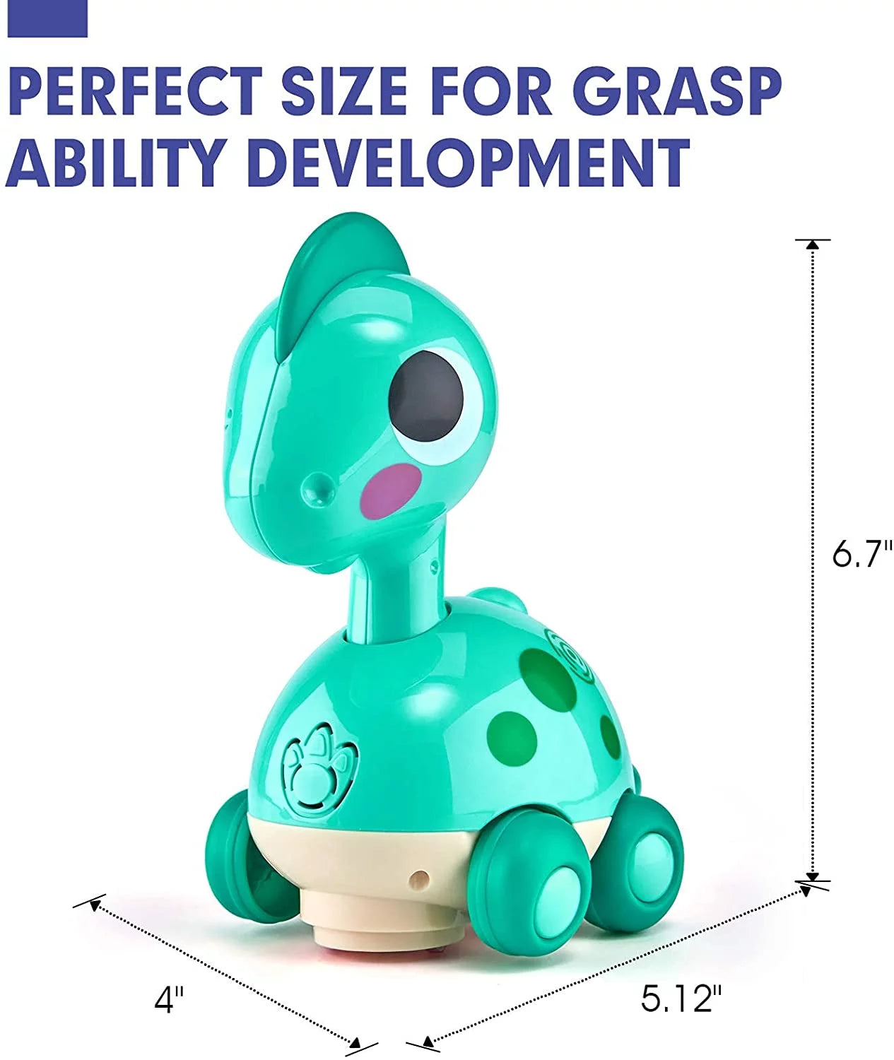 Baby Toys 6-12 Months Touch and Walk Music Light Crawling Toys G88042