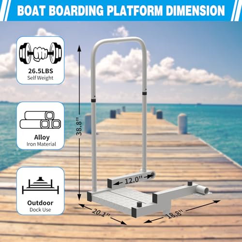 Boat Boarding Platform and Dock Extension for Boat Lifts L10189