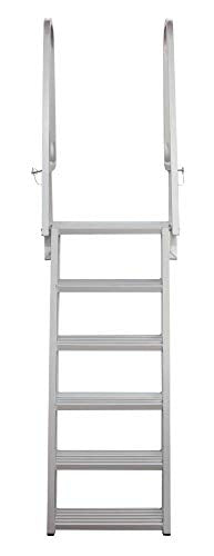 Deluxe Flip-Up Dock Ladder with Welded Step Assembly - 4-Step R53399