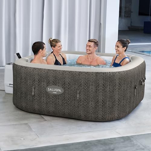 Inflatable Hot Tub Spa with LED Lights and App Control Z740