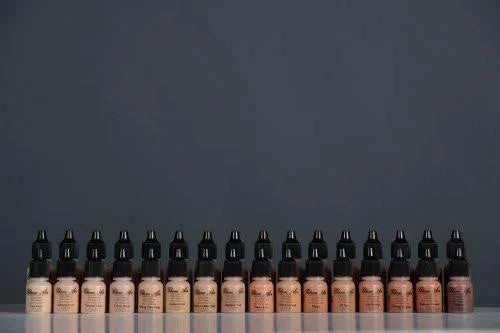 Airbrush Foundation 5 Assorted Light Satin Shades Z421