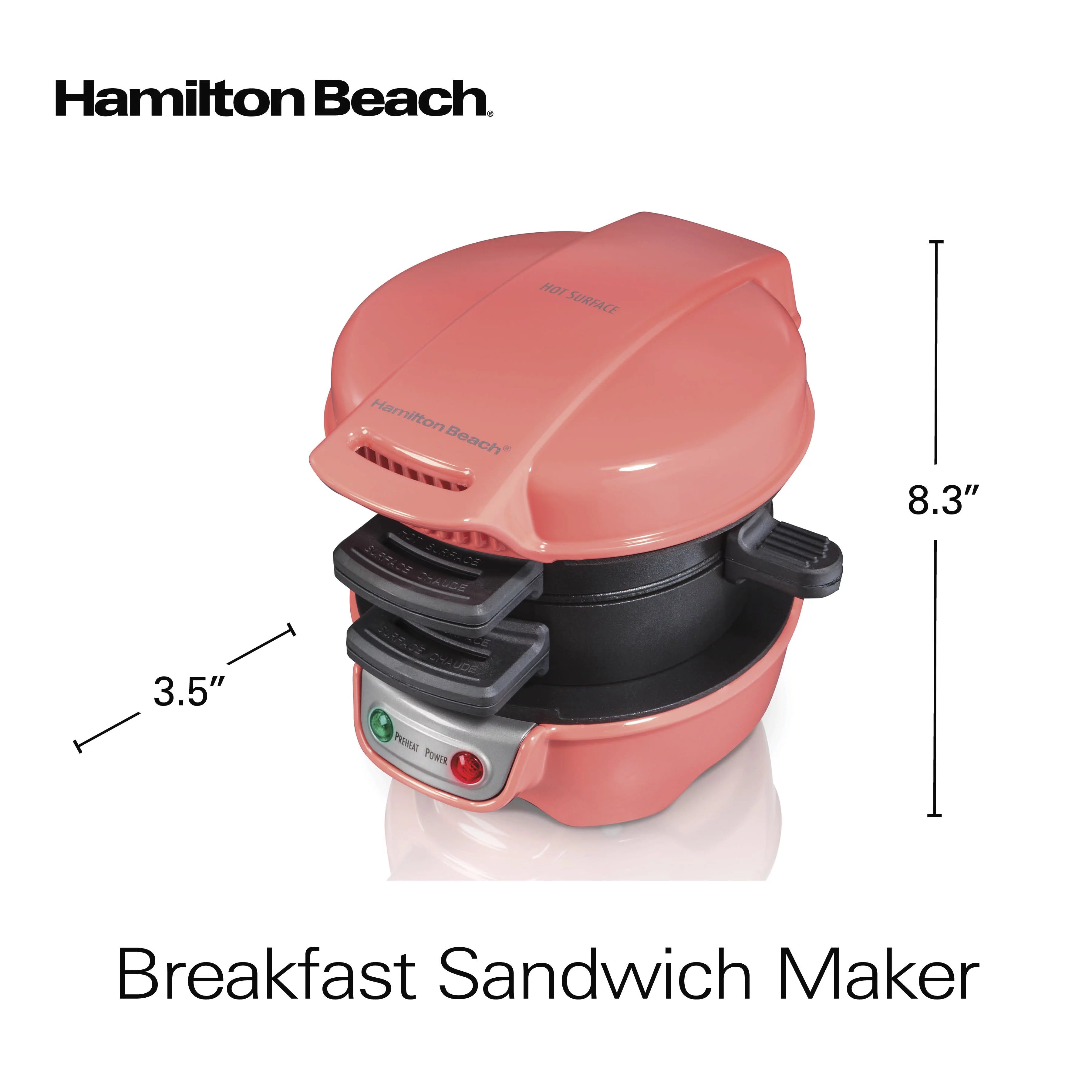 Breakfast Sandwich Maker with Egg Cooker Ring M89066