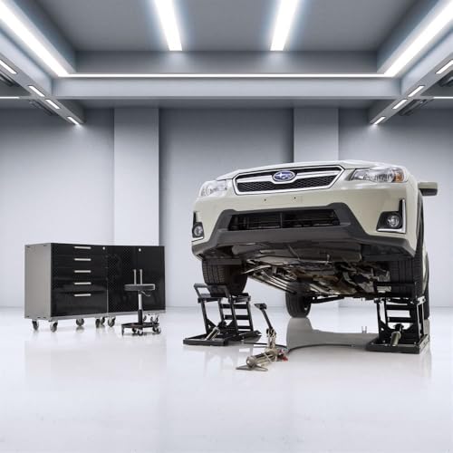 Hydraulic Car Lift with Ramp, 3000 lb Capacity M52891