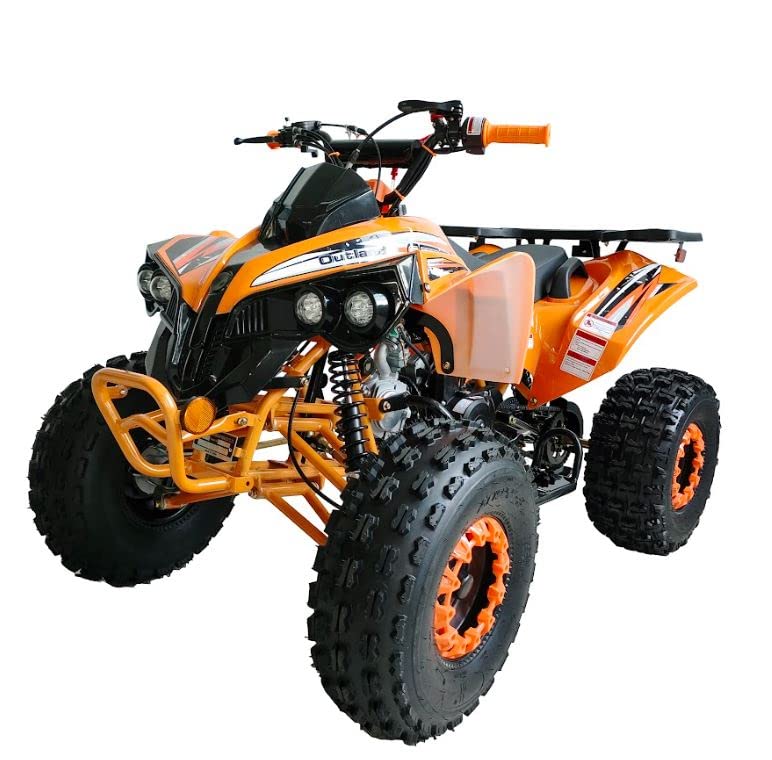 125cc ATV Fully Automatic with Reverse Double Headlights LED Gas 4 Wheeler U53754