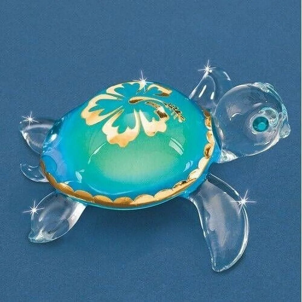 Glass Sea Turtle Figurine, 1.75 in. I822749