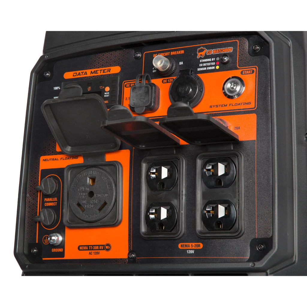 Portable Inverter Generator, 4800-Watt, Electric Start, RV-Ready P64249