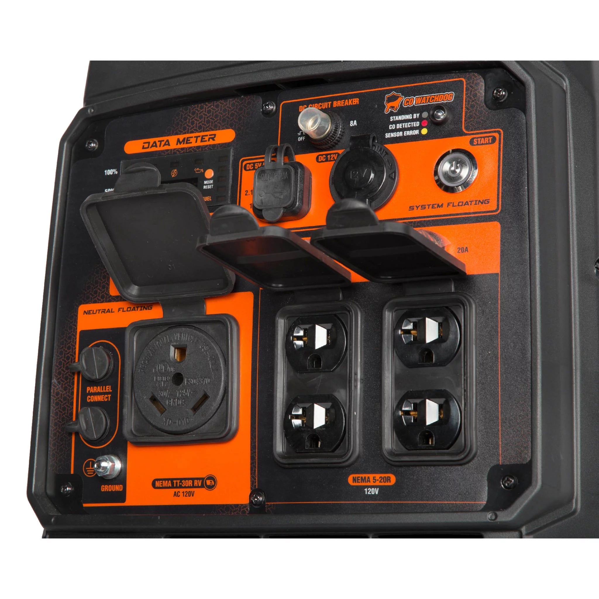 Portable Inverter Generator, 4800-Watt, Electric Start, RV-Ready P64249