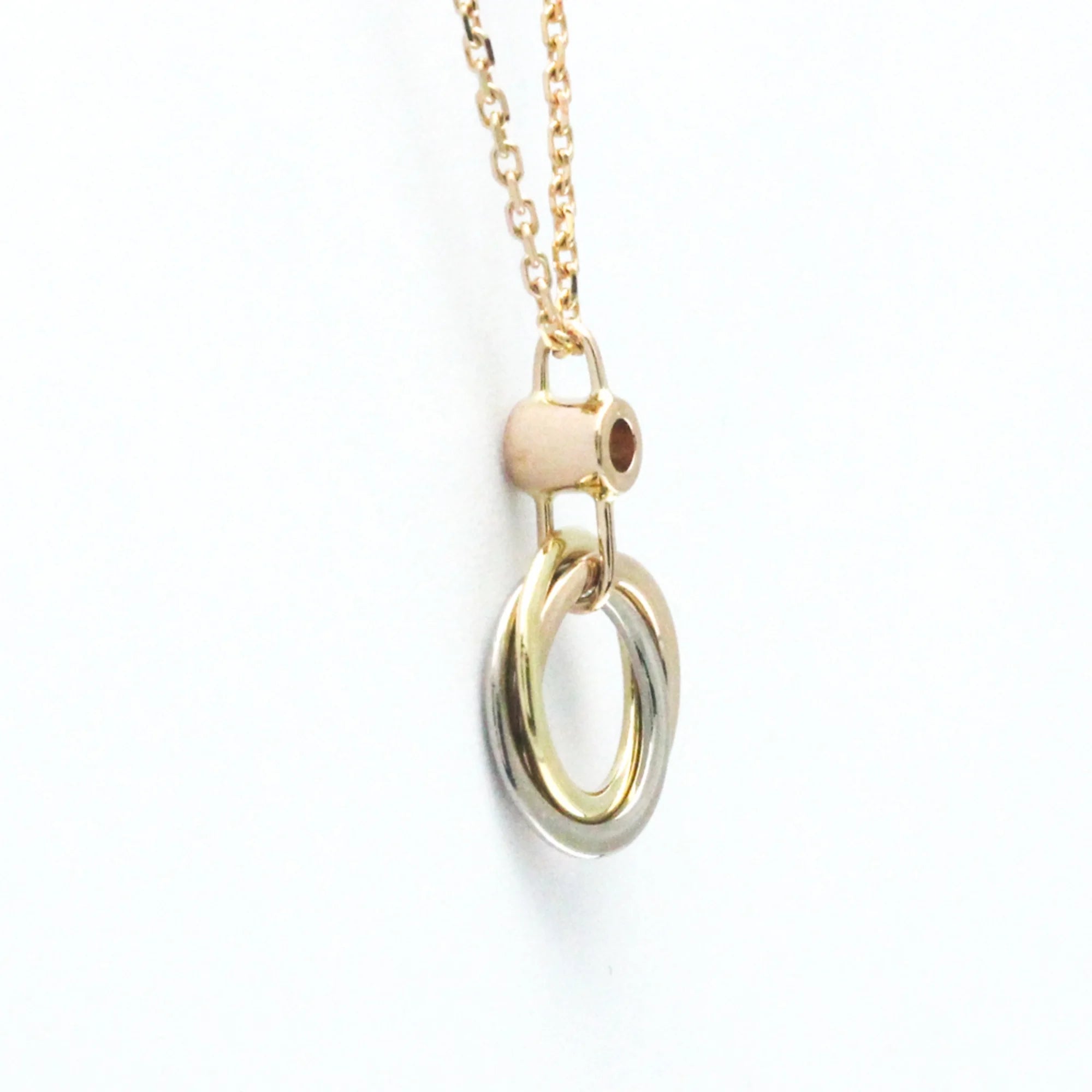 18K Pink White Yellow Gold Diamond Pendant Necklace P3174