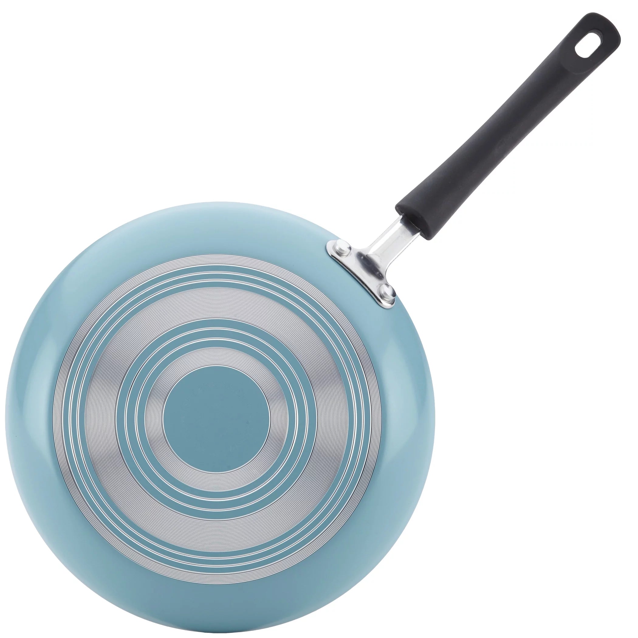3 Piece Nonstick Frying Pan Set, Aluminum, Aqua X8574