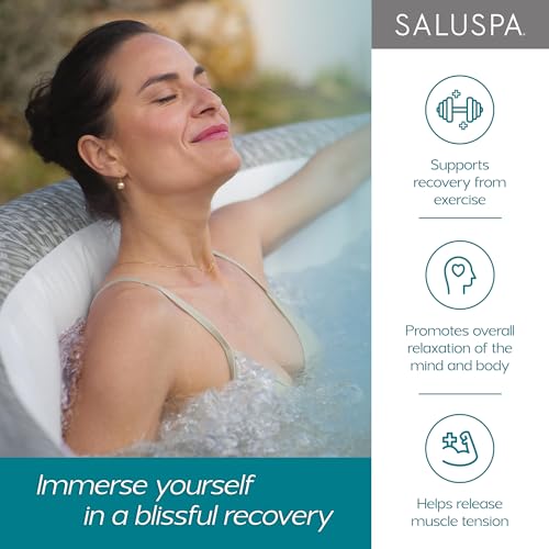 Inflatable Hot Tub Spa with LED Lights and App Control Z740