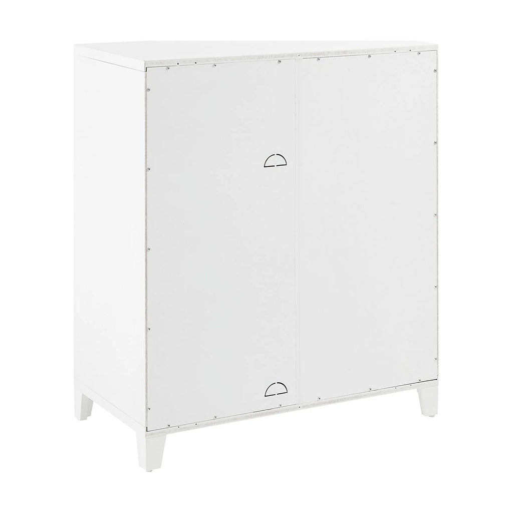 Stackable Wood Kitchen Pantry Storage Cabinet in White W4720