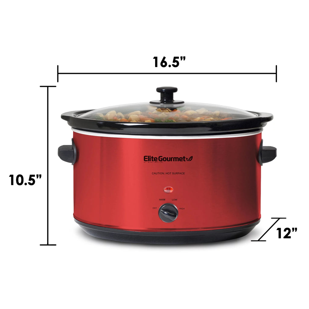 8.5Qt Stainless Steel Slow Cooker B67207