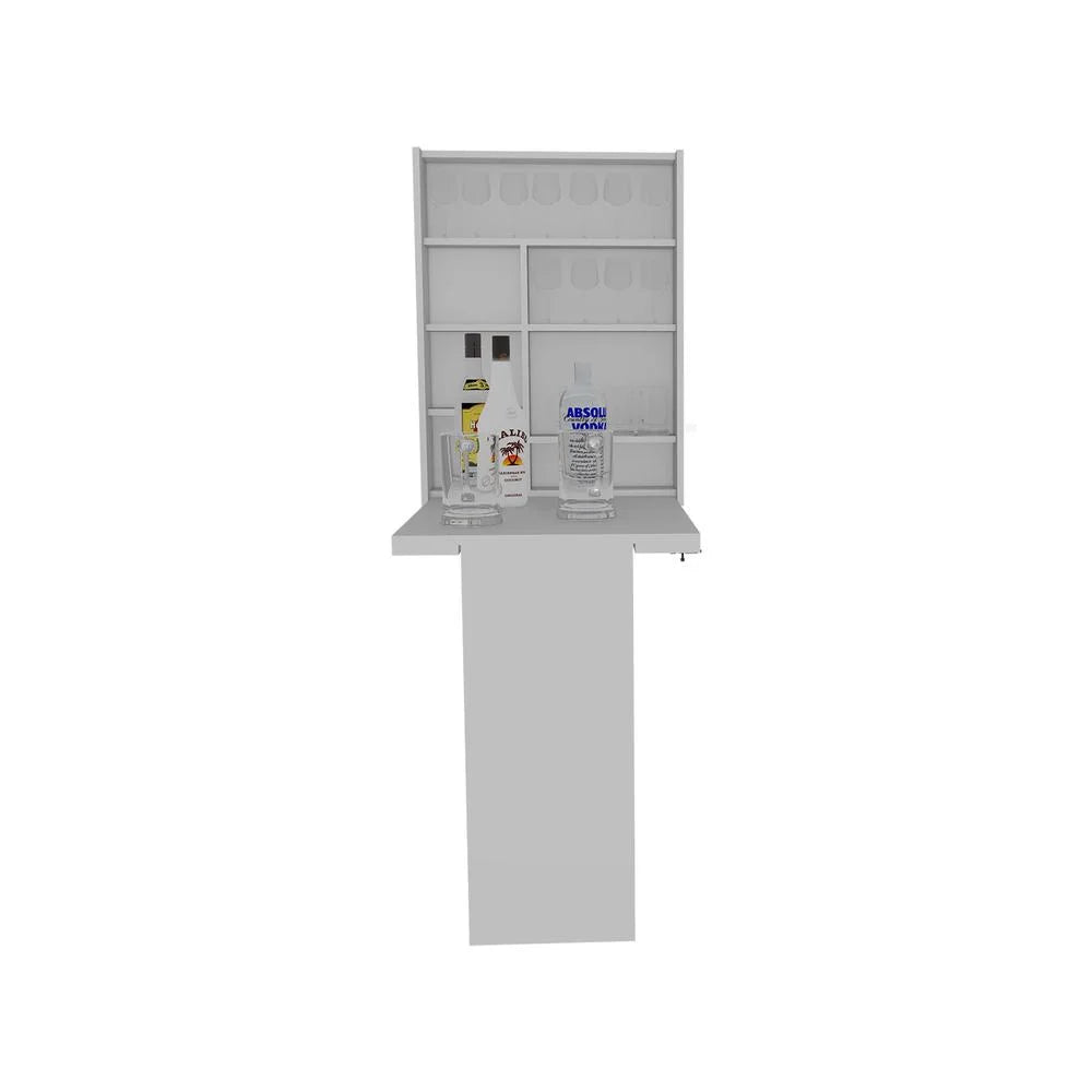 Foldable Wall Desk Table, White Z887940