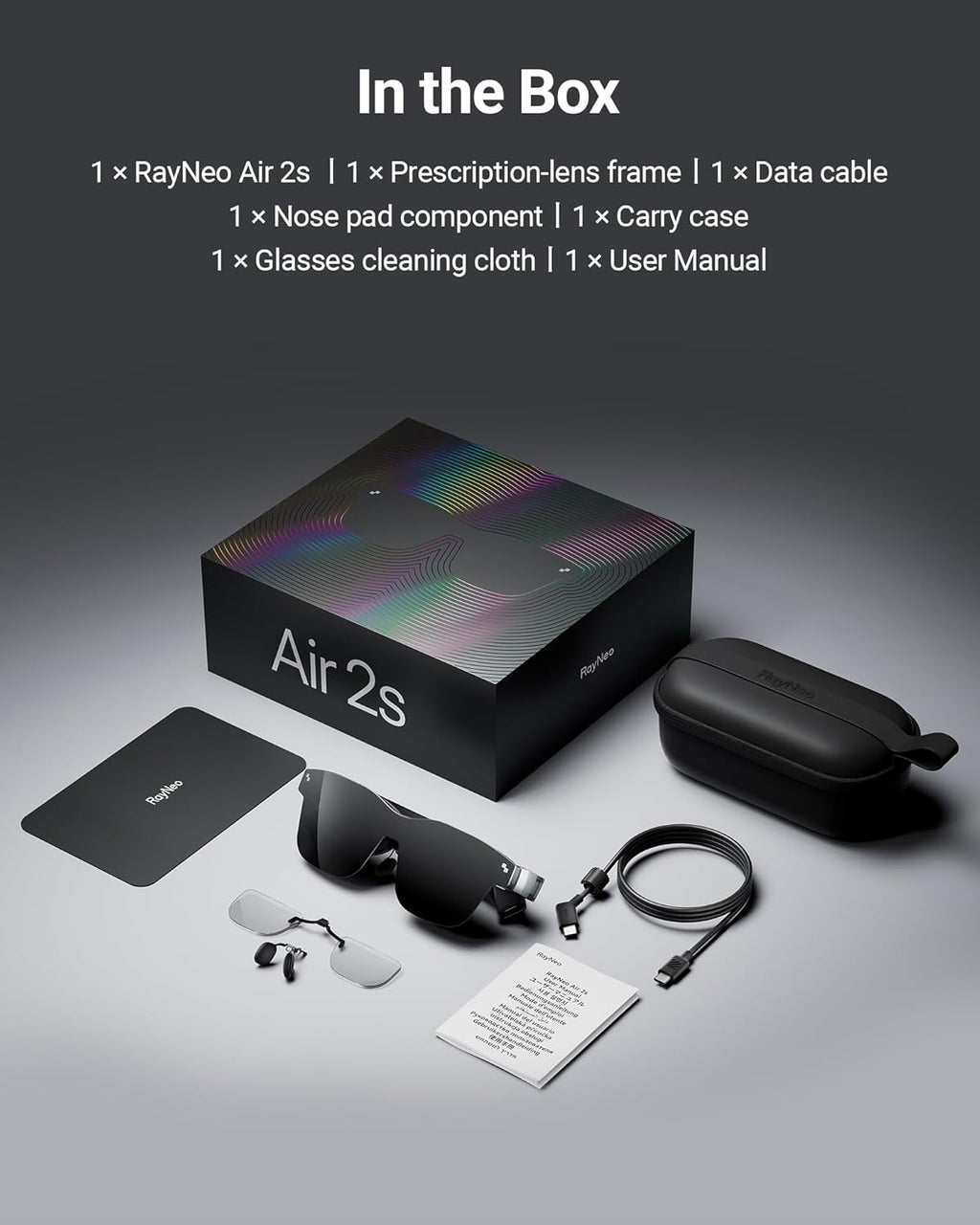 XR Glasses with Micro OLED Display and 120Hz Refresh Rate D973