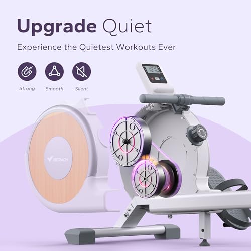 Magnetic Rowing Machine for Home, 16 Levels, Quiet Resistance, 350lbs Capacity Z5255