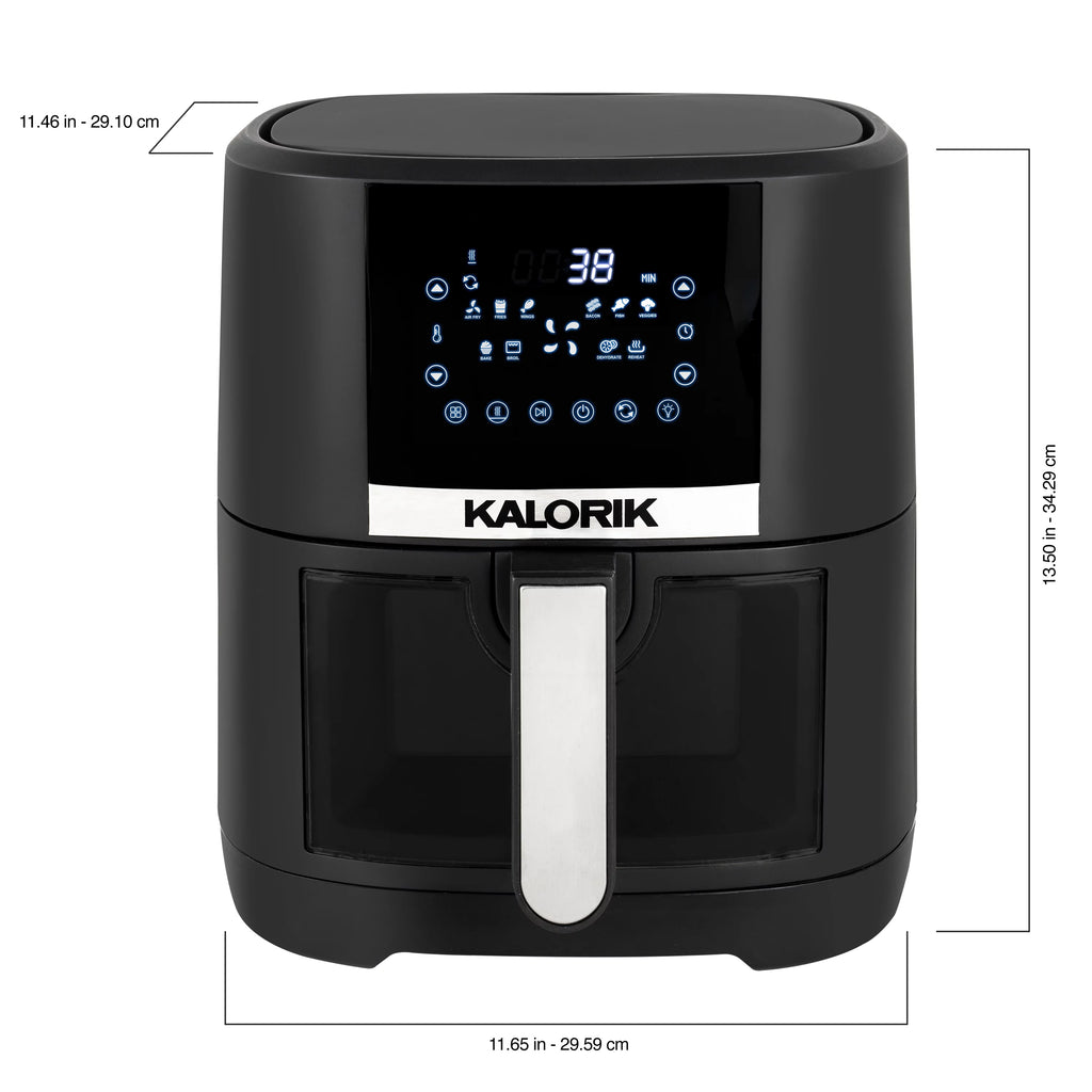 5 Quart Digital Air Fryer with Viewing Window I957