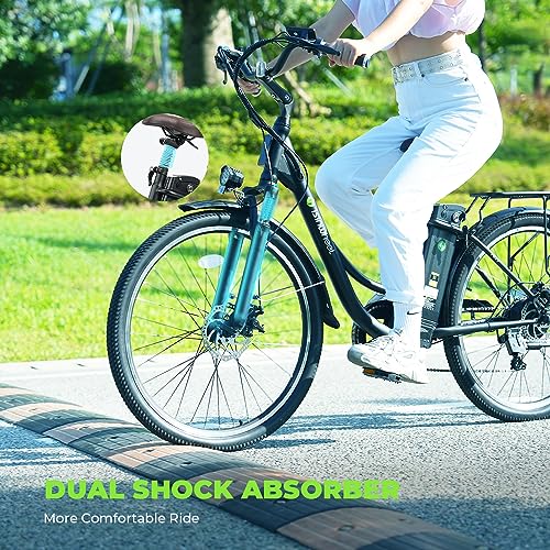 Electric Bike for Adults 750W 28mph with Removable Battery and Fat Tire W3858