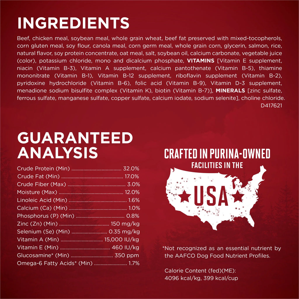 High Protein Dog Food with Real Beef and Salmon H4940