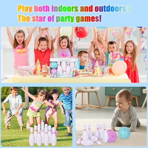 Bowling Set for Kids and Adults, Party Game, Motor Skills Toy K330