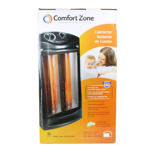Tower Radiant Quartz Heater with Fan V198596