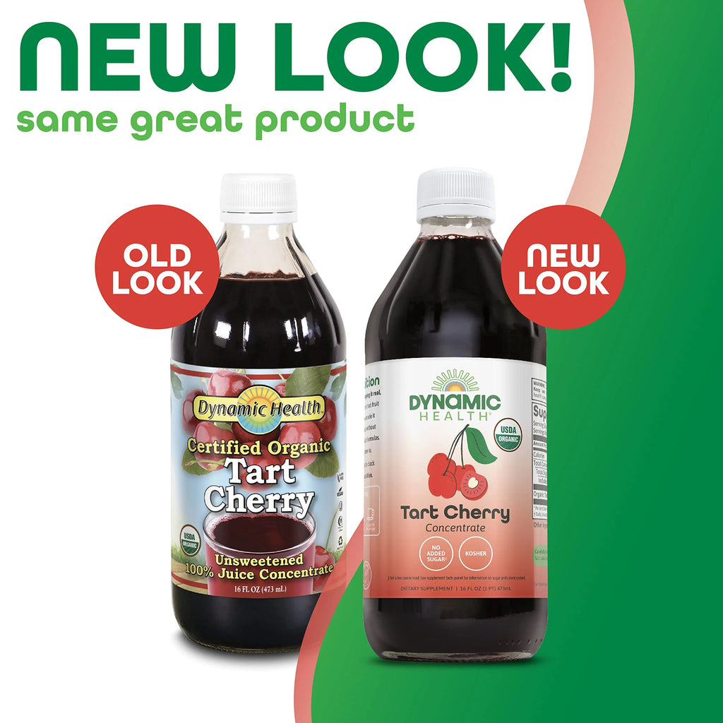 Organic Tart Cherry Juice Concentrate, Unsweetened, 16 Oz H76036