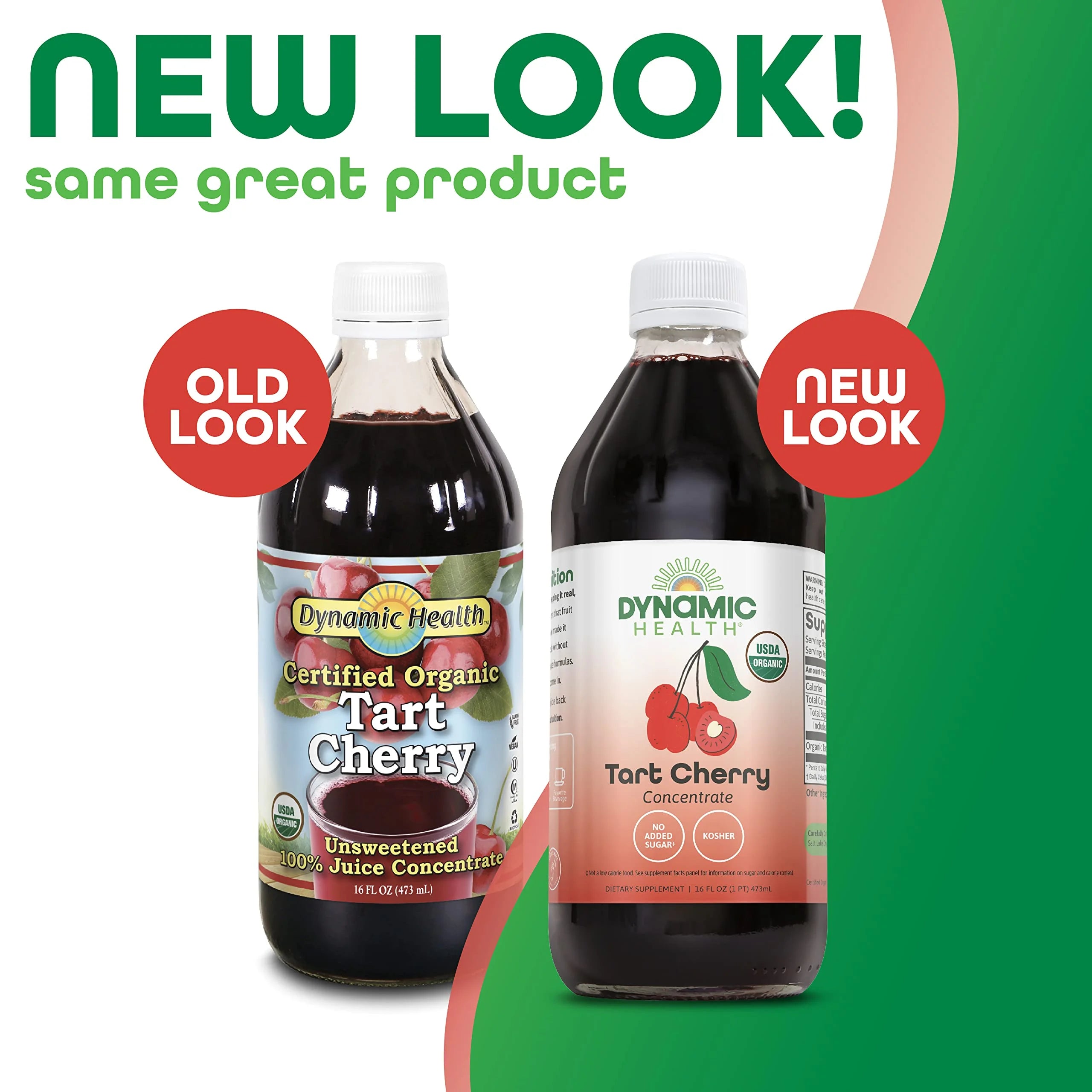 Organic Tart Cherry Juice Concentrate, Unsweetened, 16 Oz H76036
