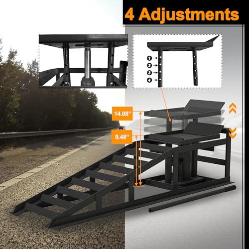 Hydraulic Car Ramps 5 Ton Capacity Low Profile Lift G135022