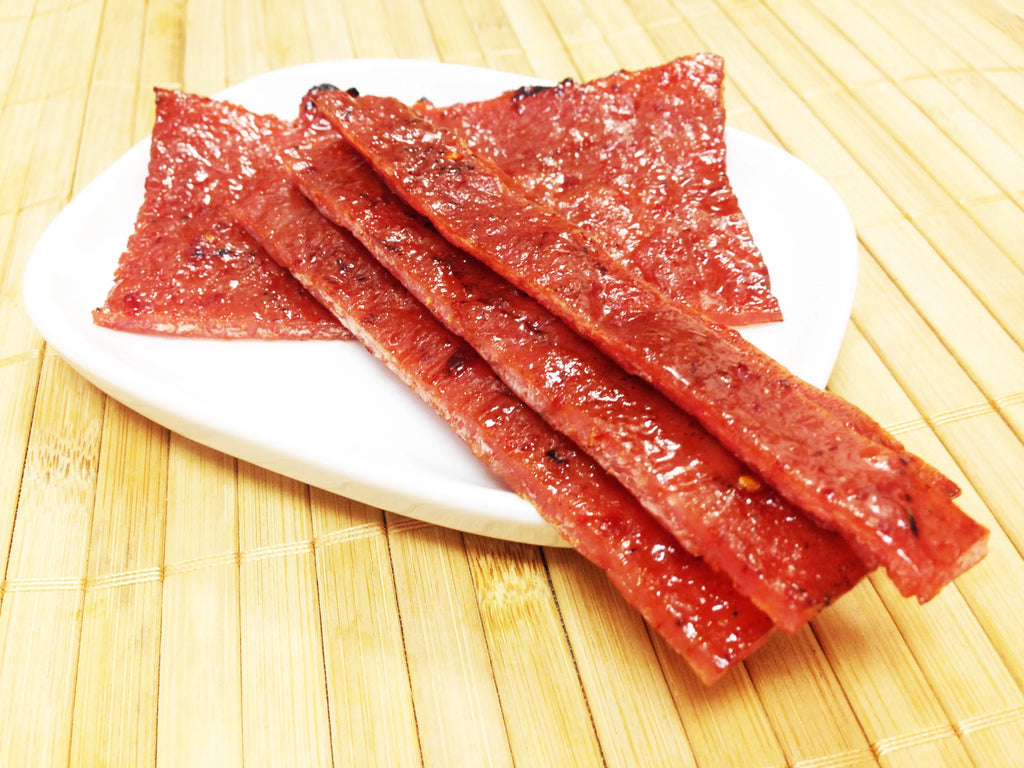 Fire-Grilled Pork Jerky, Spicy, 8 oz V937652
