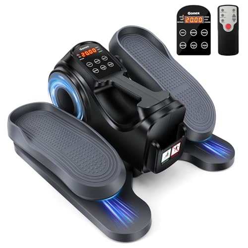 Under Desk Elliptical Leg Exerciser for Seniors, 3-in-1 Seated Pedal Machine with 10 Resistance Levels Z5447