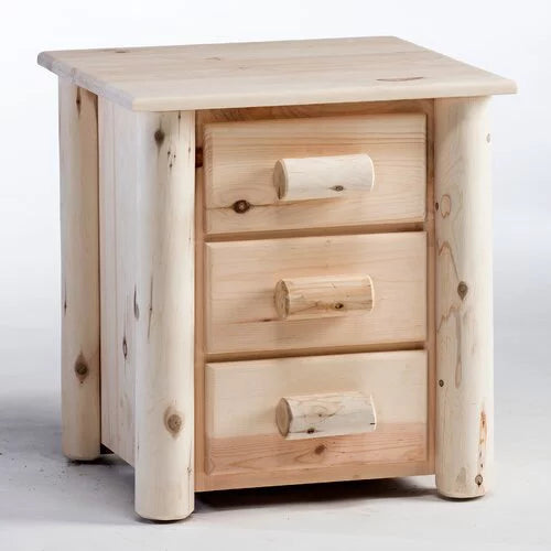 3 Drawer Nightstand - Unfinished H1852