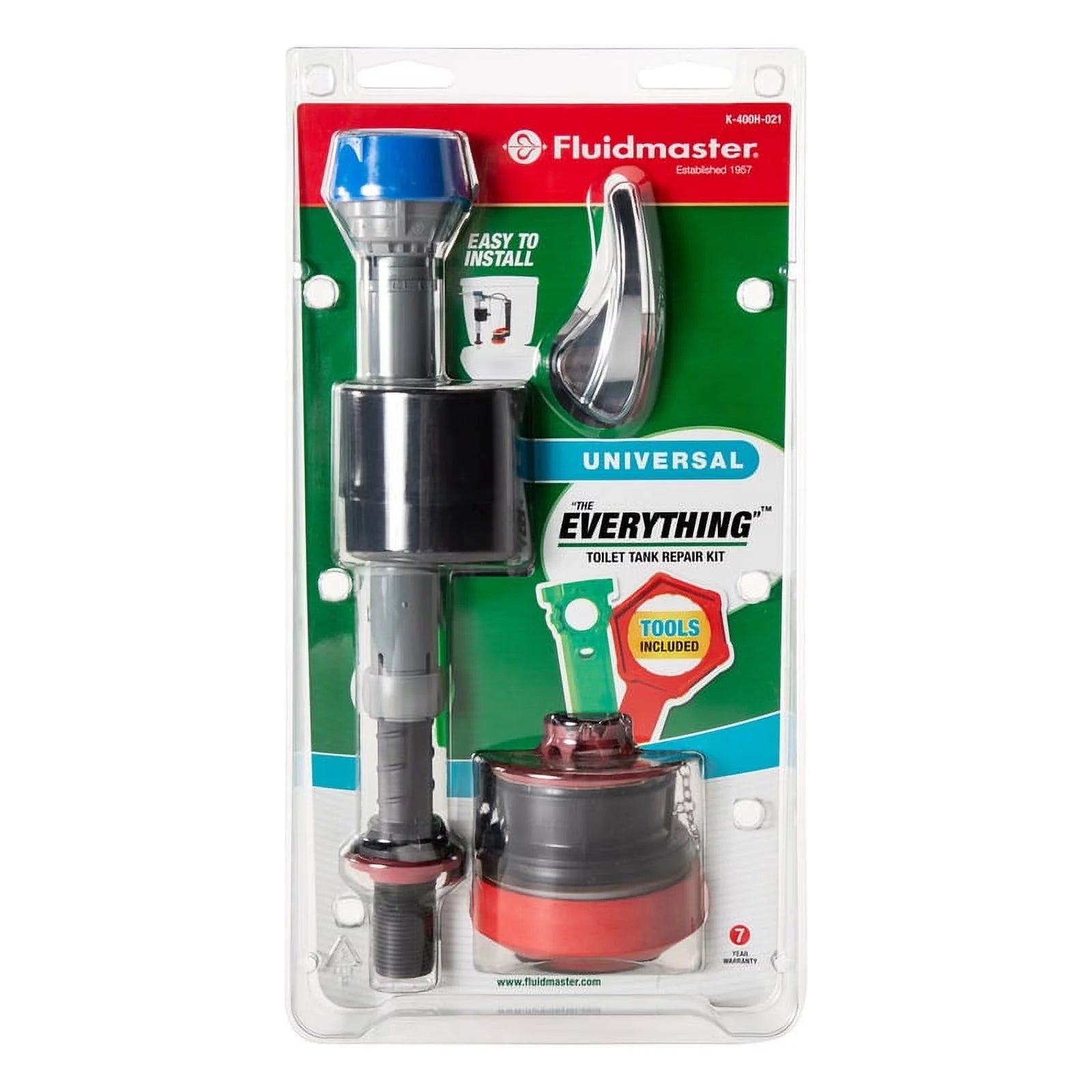 Universal 2" Toilet Repair Kit with Installation Tools P3971