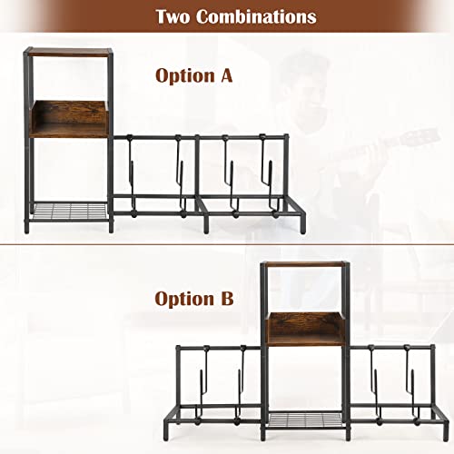 4-Tier Guitar Stand Rack Holder for Acoustic Electric Bass V903