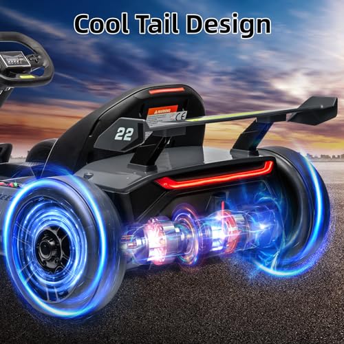 Kids Electric Drift Go Kart with Adjustable Seat F954214