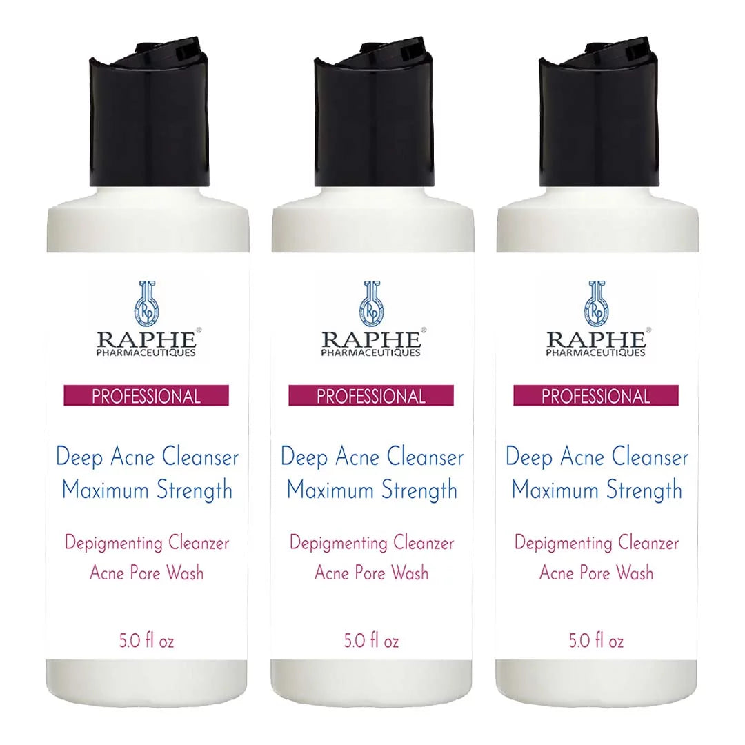 Maximum Strength Deep Acne Cleanser & Depigmenting Wash 3-5oz Pack