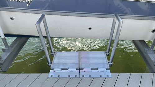 Aluminum Folding Boat Boarding Platform Dock Step O747801