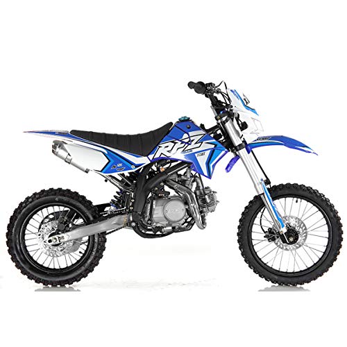 125cc Gas Dirt Pitbike with Headlight, Black Q764383