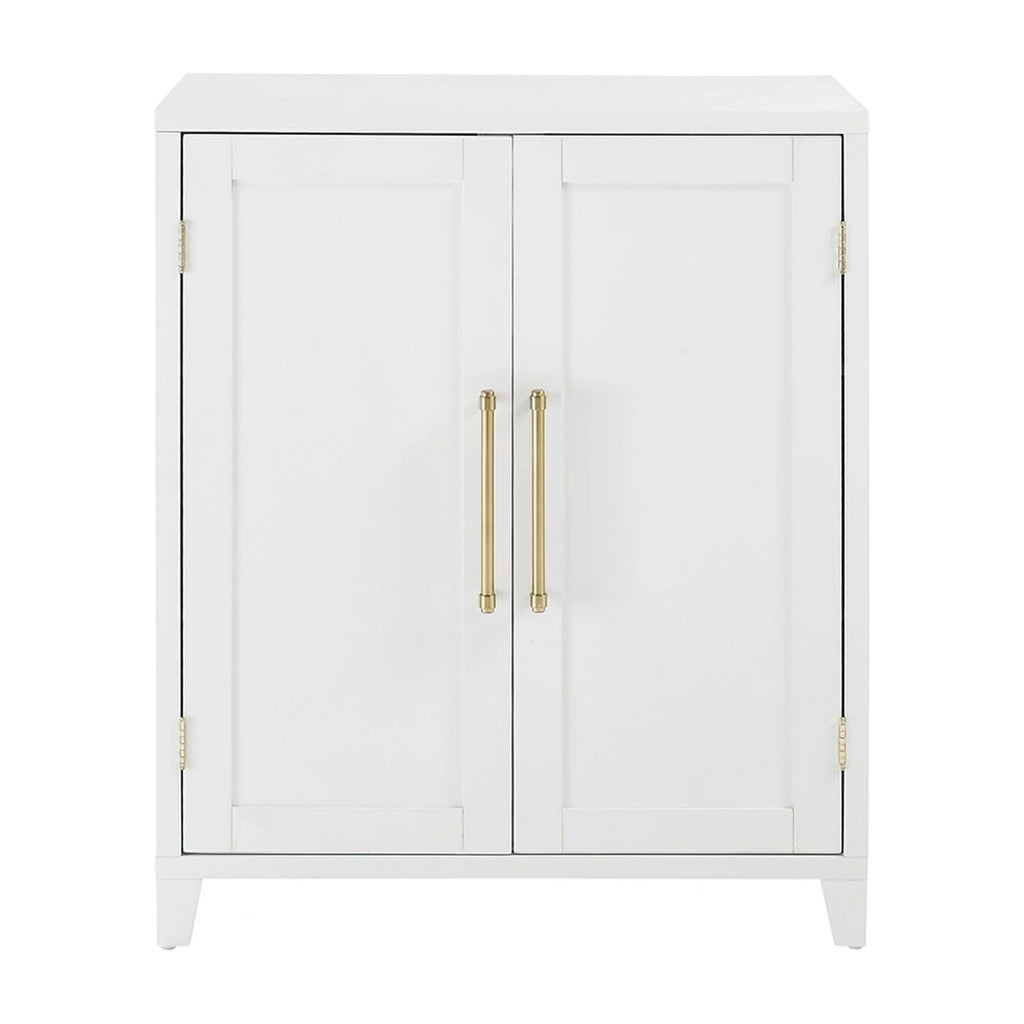 Stackable Wood Kitchen Pantry Storage Cabinet in White W4720