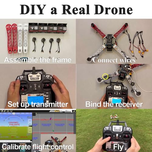 DIY Quadcopter Drone Kit with Frame, Motors, GPS & Battery L460830