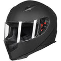 Full Face Motorcycle Street Bike Helmet with Removable Winter Neck Scarf