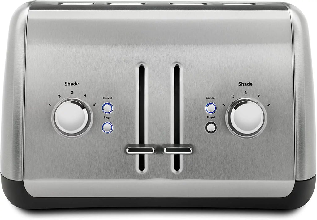 Electric Kettle and 4 Slice Toaster Set - Stainless Steel B321187