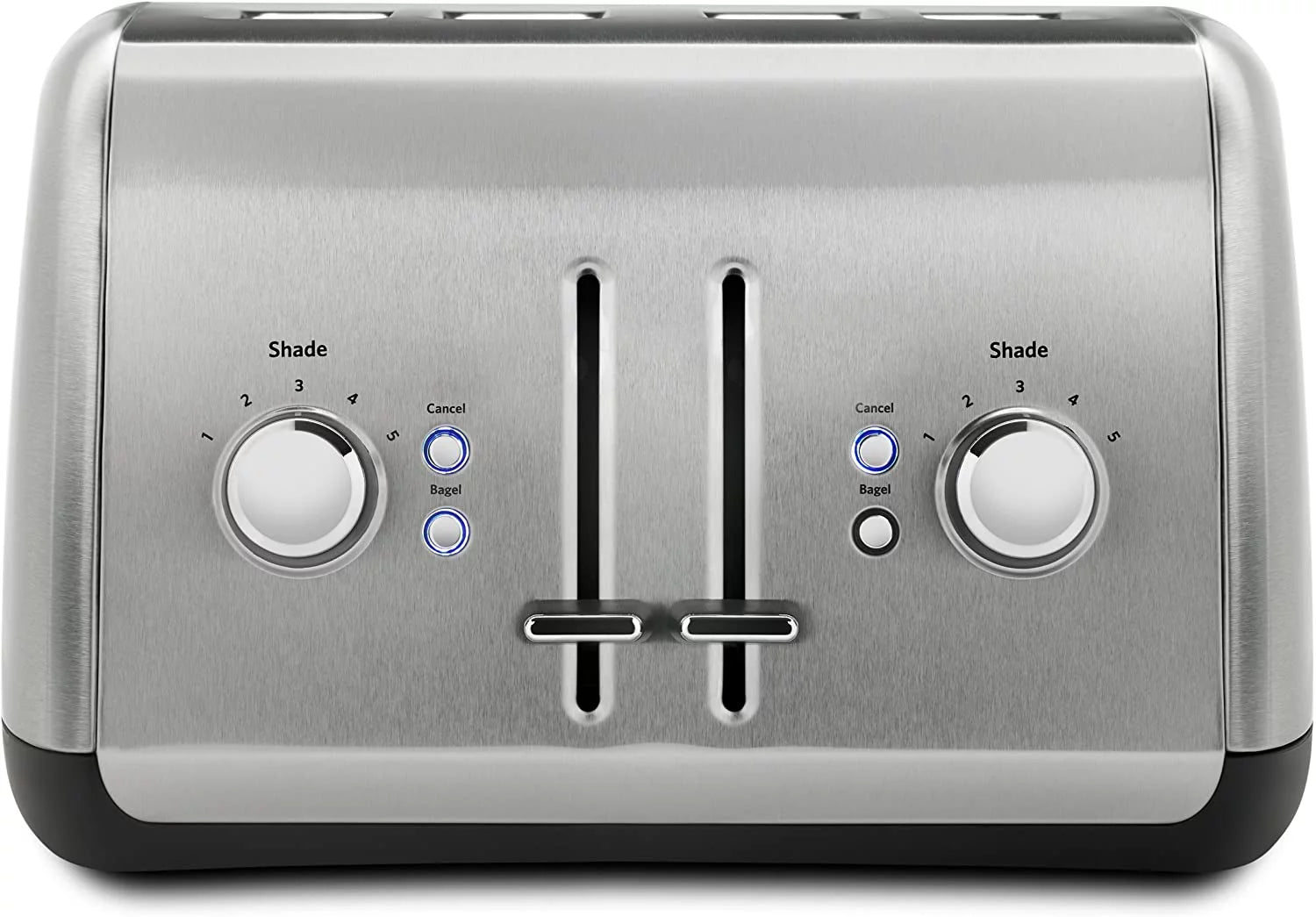 Electric Kettle and 4 Slice Toaster Set - Stainless Steel B321187
