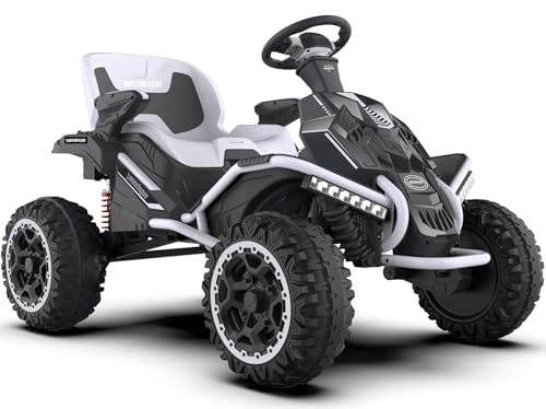 24V Ride on Toy for Big Kids with 4 Motors and Bluetooth Speaker R859