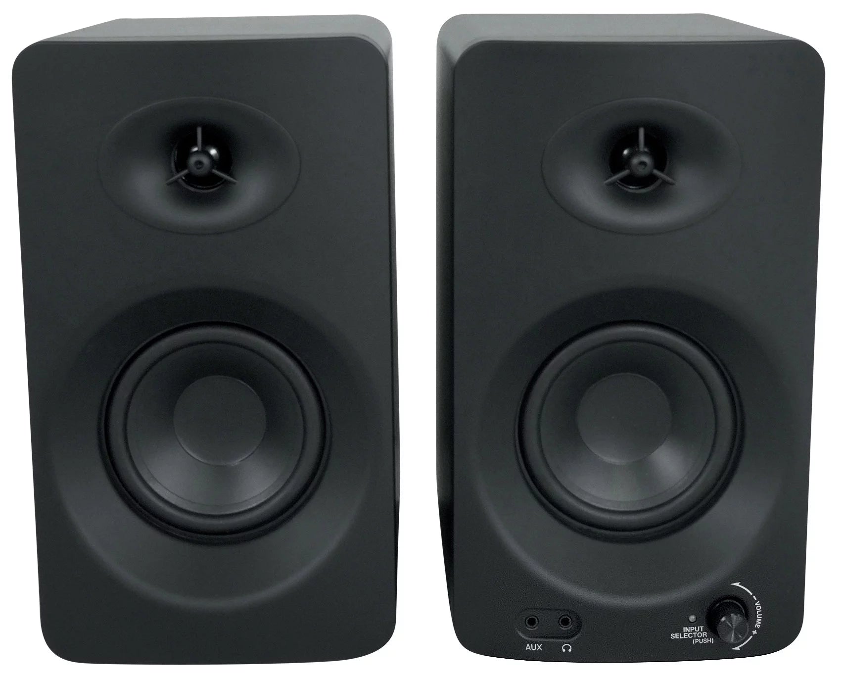 Pair Rockville ASM4 4" Pro Studio Monitor Computer Speakers w/Bluetooth+Optical