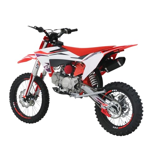 125CC Dirt Bike, 4-Speed Manual Clutch, 17"/14" Tires V202