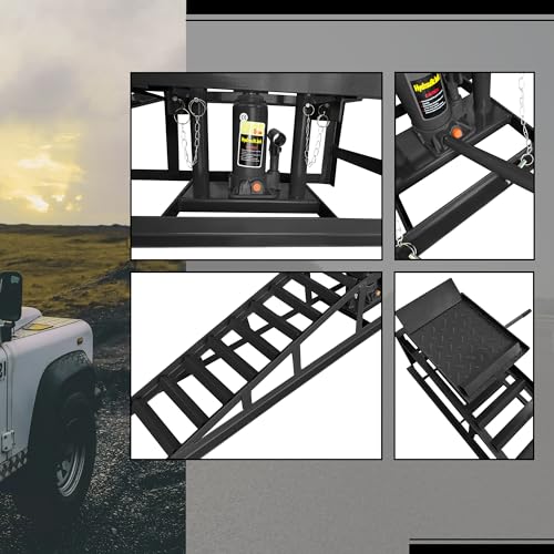 Hydraulic Car Ramps 5 Ton Capacity Low Profile Lift G135022